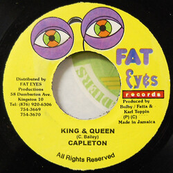 Capleton King And Queen USED VINYL 7INCH