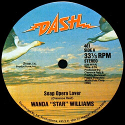 Wanda Williams Soap Opera Lover USED VINYL 12INCH 33 S RPM