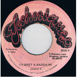 Johnny P Yu Bret A Badda Mi USED VINYL 7INCH SINGLE 45 RPM