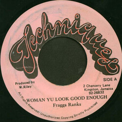 Fragga Ranks Woman Yu Look Good Enough USED VINYL 7INCH 45 RPM