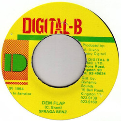 Spragga Benz Dem Flap USED VINYL 7INCH 45 RPM