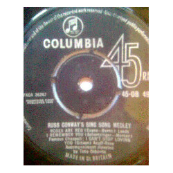 Russ Conway Russ Conway's Sing Song Medley Vinyl 7" USED