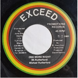 Michael Rutherford (2) One More Night USED VINYL 7INCH 45 RPM