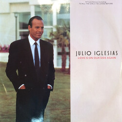 Julio Iglesias Love Is On Our Side Again USED VINYL 12INCH 45 RPM SINGLE