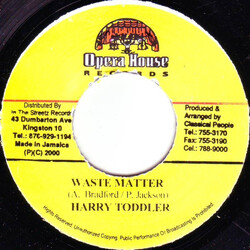 Harry Toddler Waste Matter USED VINYL 7INCH 45 RPM