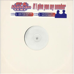 PJ & Duncan If I Give You My Number USED VINYL 12INCH WHITE LABEL
