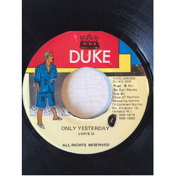 Lukie D Only Yesterday USED VINYL 7INCH