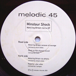 Minotaur Shock Motoring Britain Remix EP USED VINYL 12INCH 45 RPM EP