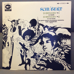 Franz Schubert / Süddeutsche Philharmonie / Karl Ristenpart Symphony No. 1 In D Major, Symphony No. 2 In B Flat Major Vinyl LP USED