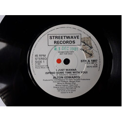 Alton Edwards I Just Wanna (Spend Some Time With You) USED VINYL 7INCH 45 RPM SINGLE PROMO