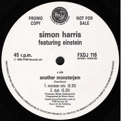 Simon Harris / Einstein (2) Another Monsterjam USED VINYL 12INCH 45 RPM PROMO