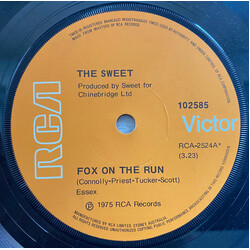 The Sweet Fox On The Run USED VINYL 7INCH 45 RPM SINGLE