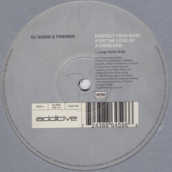 DJ Sakin & Friends Protect Your Mind (For The Love Of A Princess) USED VINYL 12INCH 33 S RPM
