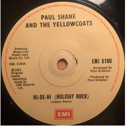 Paul Shane / The Yellowcoats Hi-De-Hi (Holiday Rock) Vinyl 7" USED