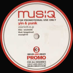 Yin And Yunk Zürich EP Vinyl 12" USED