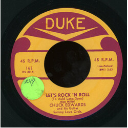 Chuck Edwards Let's Rock 'n Roll (To Auld Lang Syne) USED VINYL 7INCH 45 RPM