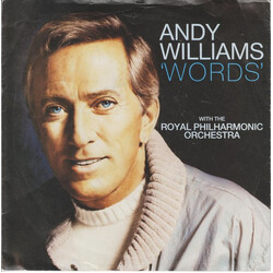 Andy Williams / Royal Philharmonic Orchestra Words Vinyl 7" USED