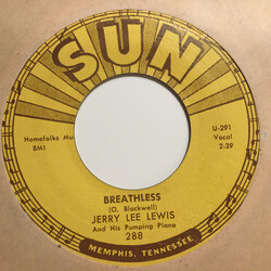 Jerry Lee Lewis Breathless USED VINYL 7INCH SINGLE