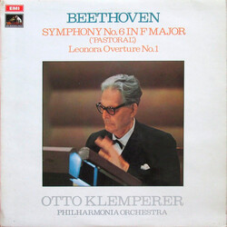 Ludwig van Beethoven / Otto Klemperer / Philharmonia Orchestra Symphony No.6 In F Major (Pastoral) / Leonora Overture No.1 Vinyl LP USED