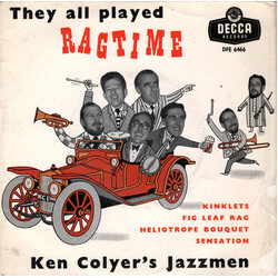 Ken Colyer's Jazzmen They All Played Ragtime USED VINYL 7INCH EP