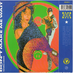 Bomb The Bass Don't Make Me Wait / Megablast Vinyl 7" USED