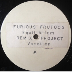 Vocation Equilibrium Remix Project USED VINYL 12INCH 33 S RPM PROMO WHITE LABEL