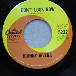Johnny Rivers Don't Look Now / Long Black Veil USED VINYL 7INCH 45 RPM SINGLE