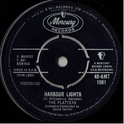 The Platters Harbour Lights Vinyl 7" USED