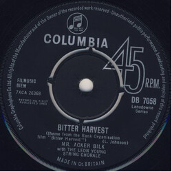Acker Bilk / The Leon Young String Chorale Bitter Harvest USED VINYL 7INCH SINGLE 45 RPM
