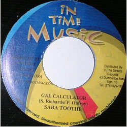 Elephant Man / Saba Tooth Scladie / Gal Calculator USED VINYL 7INCH 45 RPM