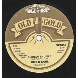 Bob & Earl / Jackie Lee Harlem Shuffle / The Duck USED VINYL 7INCH 45 RPM SINGLE MONO
