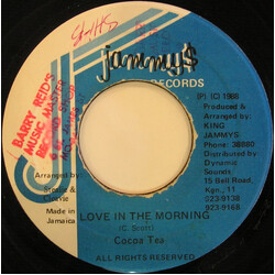 Cocoa Tea Love In The Morning USED VINYL 7INCH 45 RPM