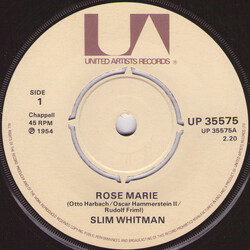 Slim Whitman Rose Marie USED VINYL 7INCH SINGLE REISSUE