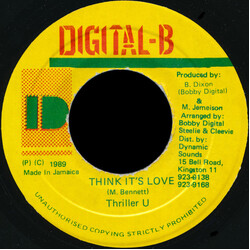 Thriller U Think It's Love USED VINYL 7INCH 45 RPM