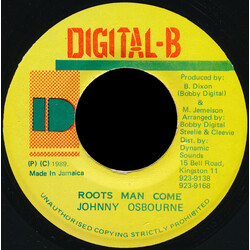 Johnny Osbourne Roots Man Come USED VINYL 7INCH 45 RPM