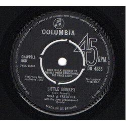 Nina & Frederik / Jørn Grauengaards Kvintet Little Donkey USED VINYL 7INCH 45 RPM SINGLE REPRESS