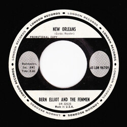 Bern Elliott / The Fenmen New Orleans USED VINYL 7INCH 45 RPM SINGLE PROMO