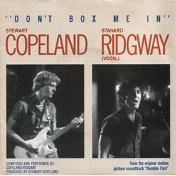 Stewart Copeland / Stan Ridgway Don't Box Me In USED VINYL 7INCH 45 RPM SINGLE