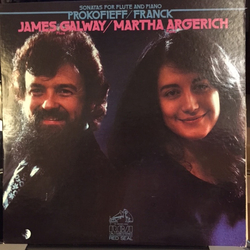 James Galway / Martha Argerich / Sergei Prokofiev / César Franck Sonatas For Flute And Piano Vinyl LP USED