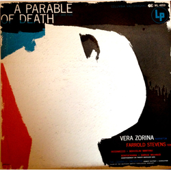 Lukas Foss / Bohuslav Martinů / Darius Milhaud A Parable Of Death Vinyl LP USED