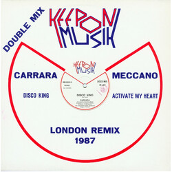 Carrara / Meccano (3) Disco King / Activate My Heart (London Remix 1987) USED VINYL 12INCH 45 RPM