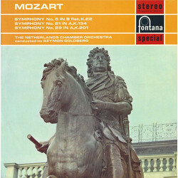 Wolfgang Amadeus Mozart / Netherlands Chamber Orchestra / Szymon Goldberg Symphony No. 5 In B Flat, K.22 / Symphony No. 21 In A, K.134 / Symphony No. 