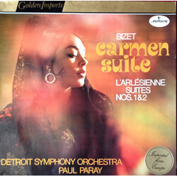 Georges Bizet / Paul Paray / Detroit Symphony Orchestra Carmen Suite / L'Arlésienne Suites 1 & 2 Vinyl LP USED