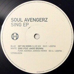 Soul Avengerz Sing EP USED VINYL 12INCH PROMO EP