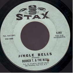 Booker T & The MG's Jingle Bells / Winter Wonderland USED VINYL 7INCH 45 RPM SINGLE STYRENE