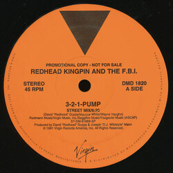 Redhead Kingpin And The FBI 3-2-1 Pump VINYL 12" USED
