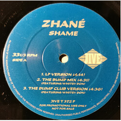 Zhané Shame USED VINYL 12INCH PROMO