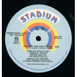 GQ You Are The One For Me VINYL 12" USED
