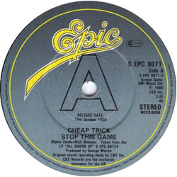 Cheap Trick Stop This Game USED VINYL 7INCH 45 RPM PROMO