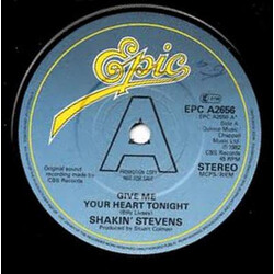Shakin' Stevens Give Me Your Heart Tonight USED VINYL 7INCH 45 RPM SINGLE PROMO
